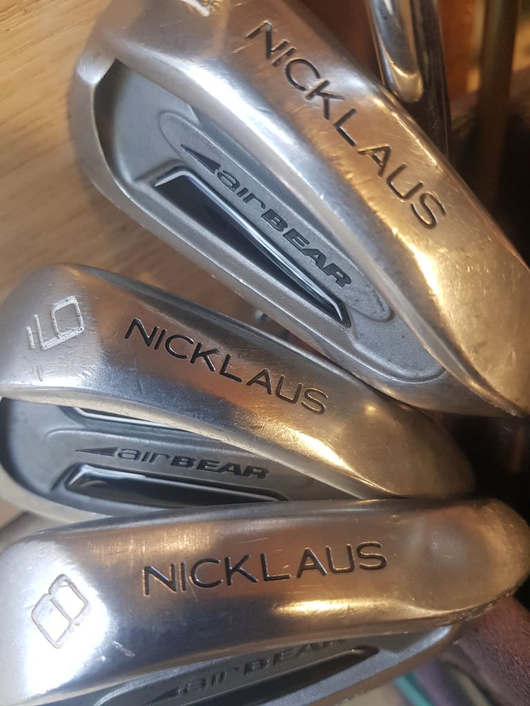 image for Full set Jack Nicklaus AIR BEAR irons, Ram Driver  Hippo  bag  