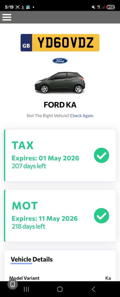 Ford ka 2010