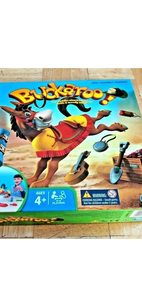 image for Buckaroo the saddle stacking game with a moody mule 