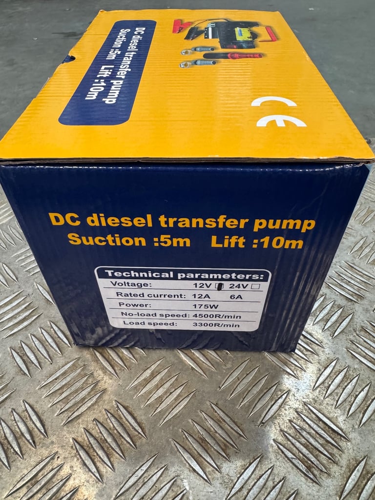 12V Electric Car Engine Diesel Fuel Pump Oil Transfer Extractor Fluid Siphon