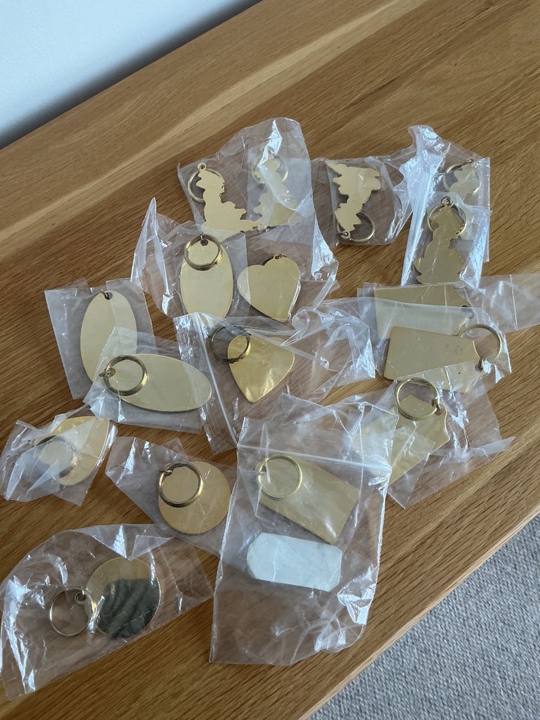 image for Brass key rings 