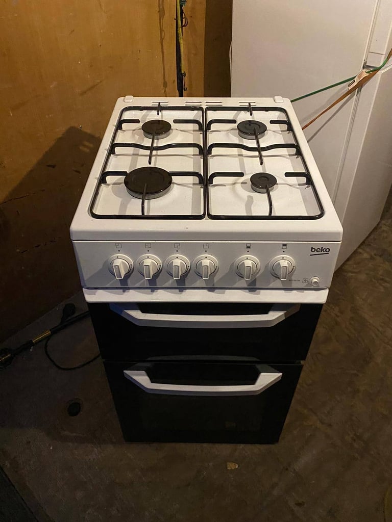 image for Beko Freestanding Gas Cooker with double oven.