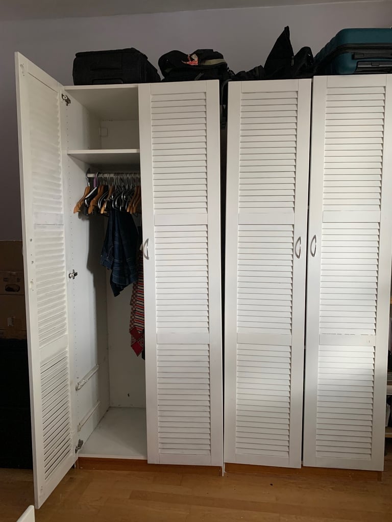 Two single wardrobes Ikea 