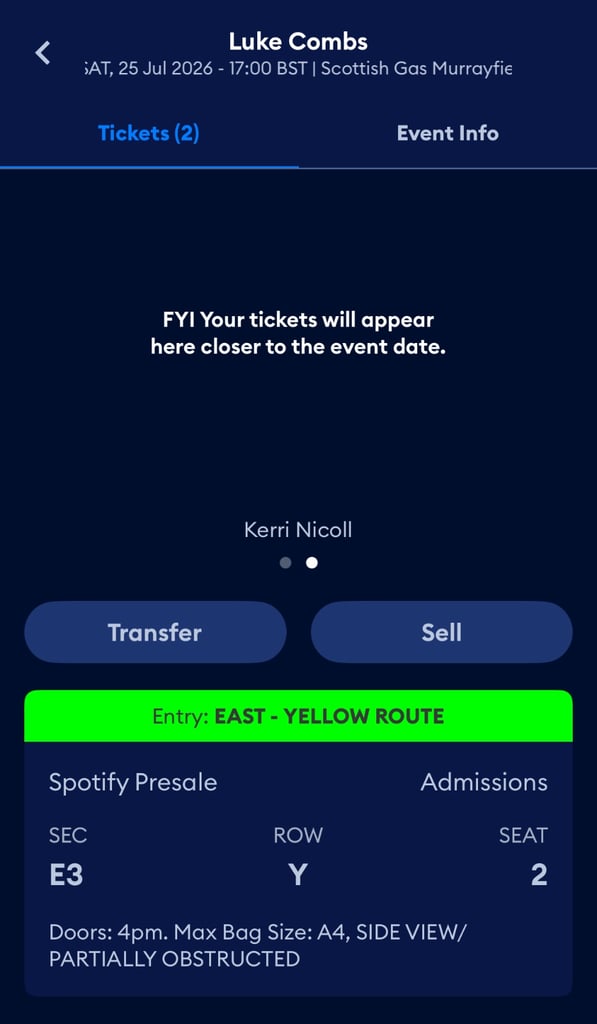 Luke combs murrayfeild 