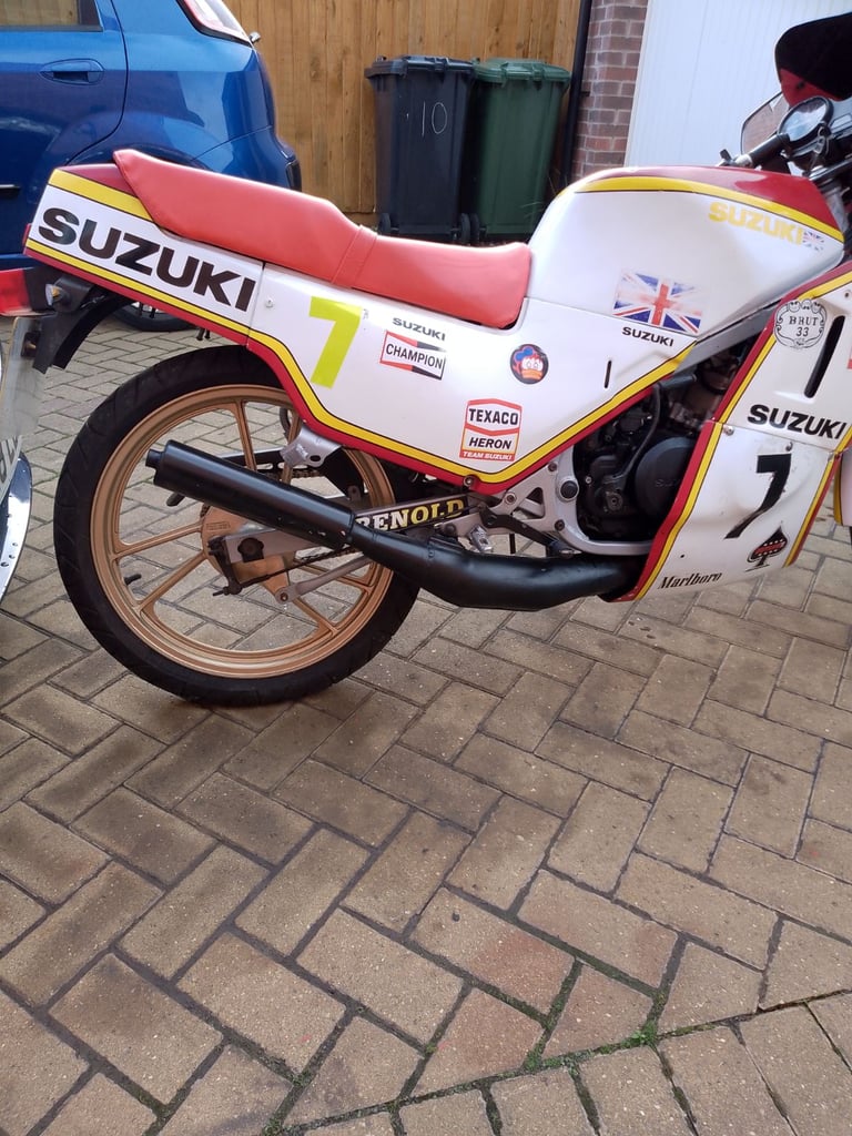 Suzuki, RG 125 gamma 1986 Barry sheen colours