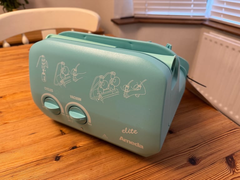 image for Ameda Elite Hospital Grade Breast Pump - Refurbished W/Protective Case & Manual