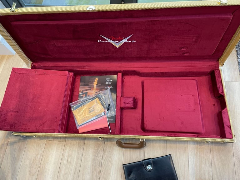 Fender Custom Shop 55 Stratocaster Texas Tea Roasted Flame Neck