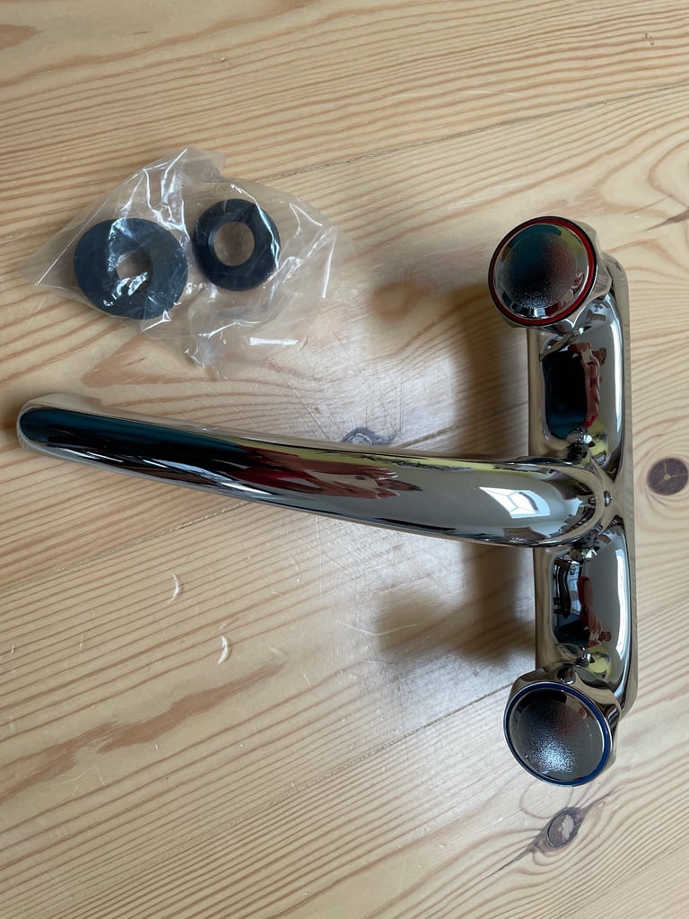 image for Chrome kitchen sink deck mixer tap 