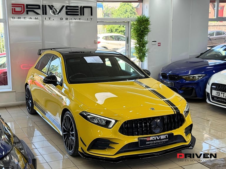 STUNNING! MERCEDES BENZ A35 2.0 AMG 4MATIC+ AERO KIT + SUN YELLOW +FREE DELIVERY