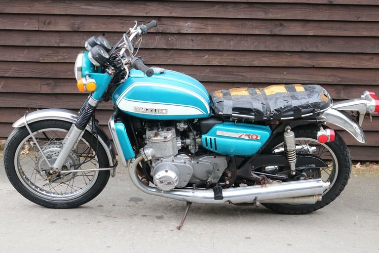 Suzuki GT750 GT 750 J Kettle 1972 Totally original and untouched. US Barn Find