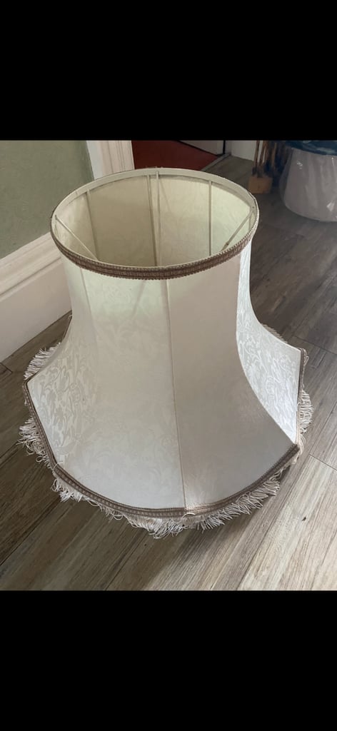 Standard lamp with shade 