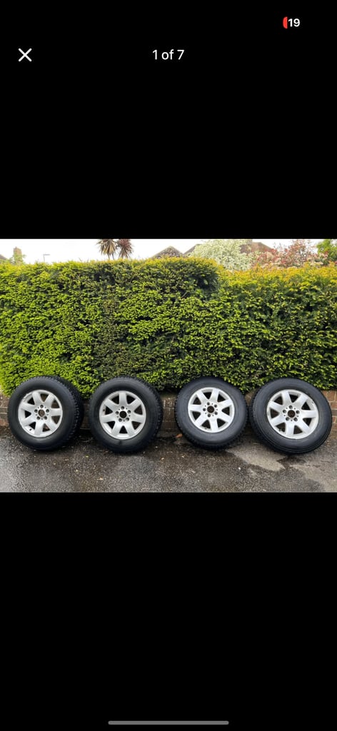 16 inch alloy wheels with tyres