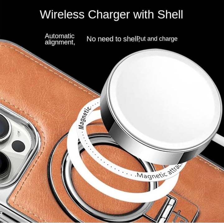 2x Luxury for iPhone 12 and 15 pro leather covers