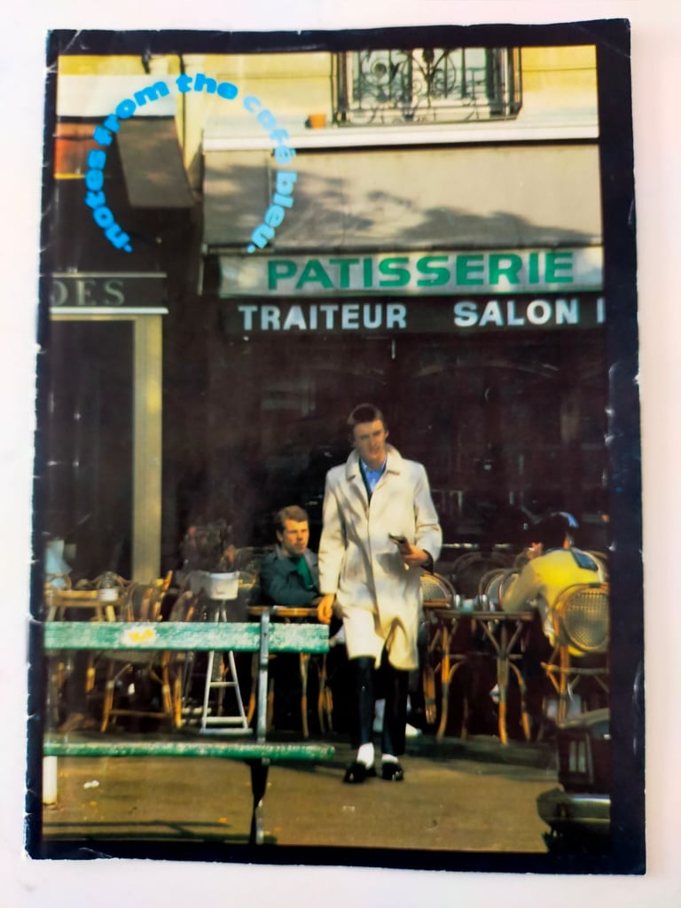 The Style Council -'Notes from the Cafe Bleu booklet from the LP. 1984 release -very VG condition 