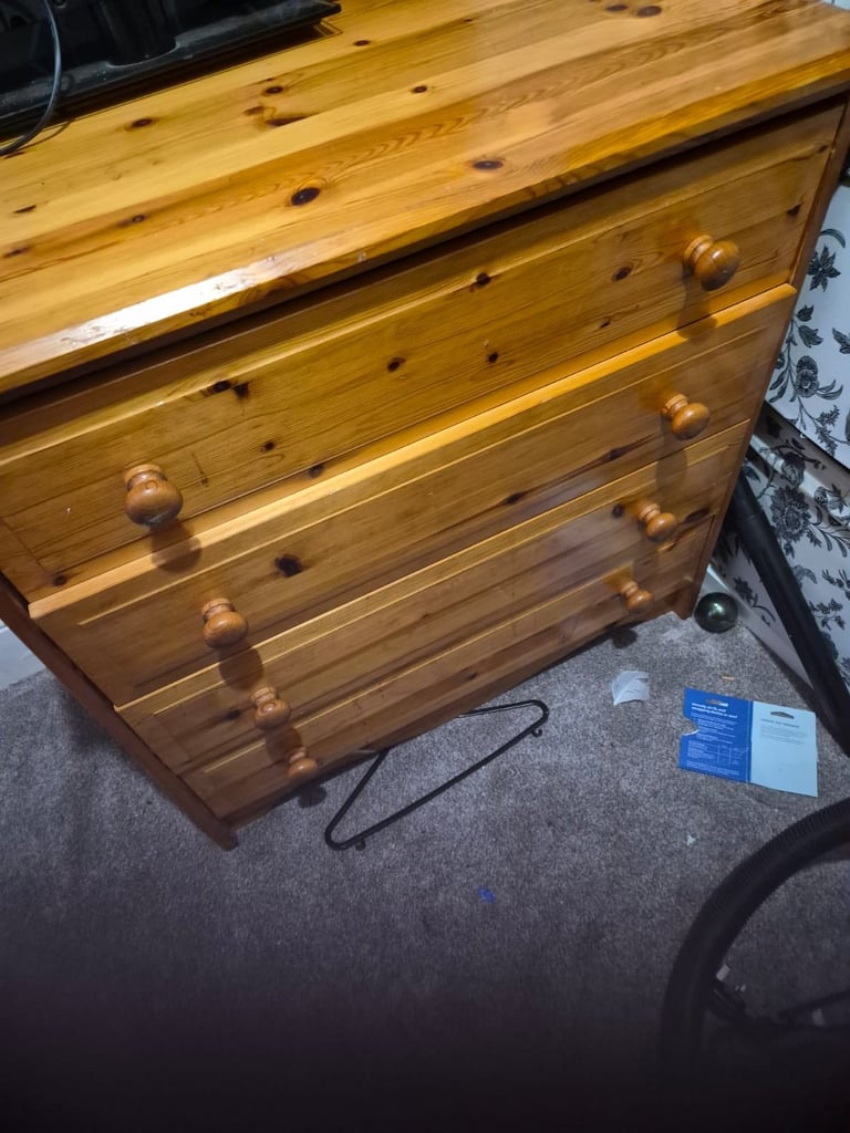 Pine 4 drawers 