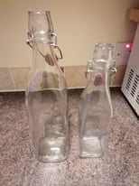 4 x Litre and 8 x half litre Kilner bottles 