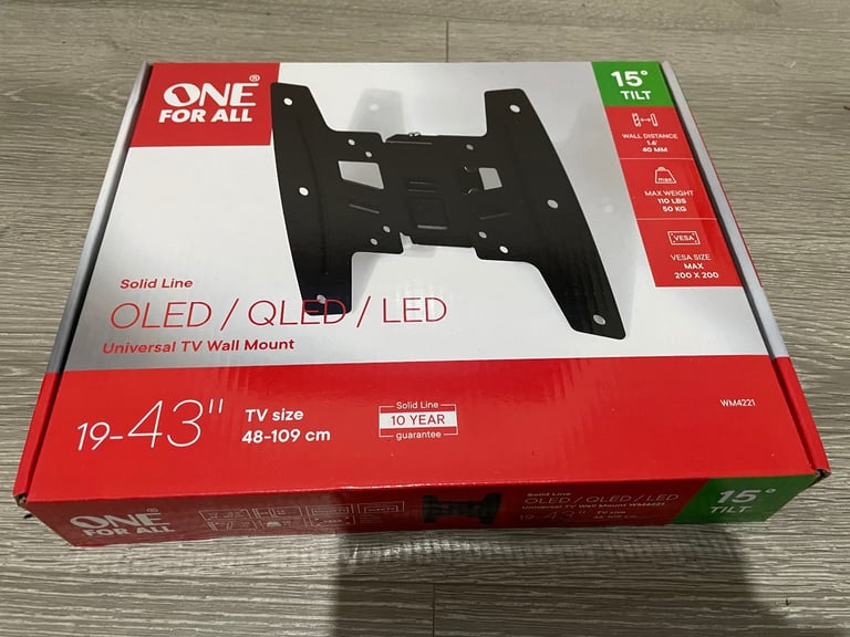 image for Brand new tv bracket/ wall mount tilt 19-43 inch