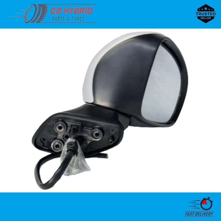 New Toyota Prius Plus 2011-2022 Driver Side Mirror White (Import Model)