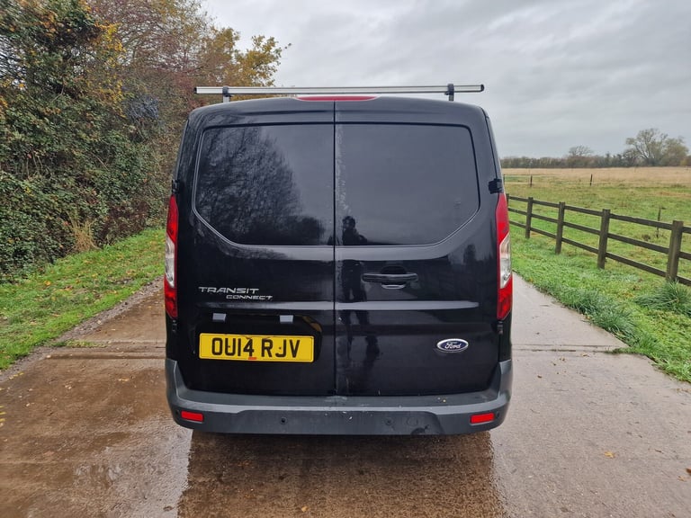 2014 Ford Transit Connect Black  Runs Needs Clutch  Spares Repairs  Roof Bars