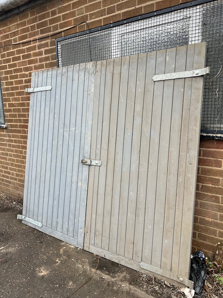 image for Double timber gates
