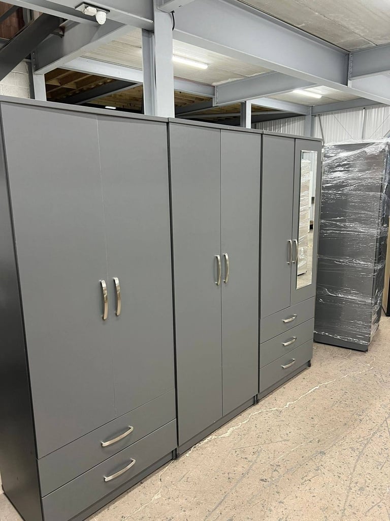 Brand New 2 To 10 Doors Wardrobe Available in Stock
