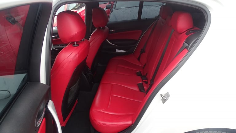 BMW 1 SERIES White Auto Petrol 2016 m sport red leather