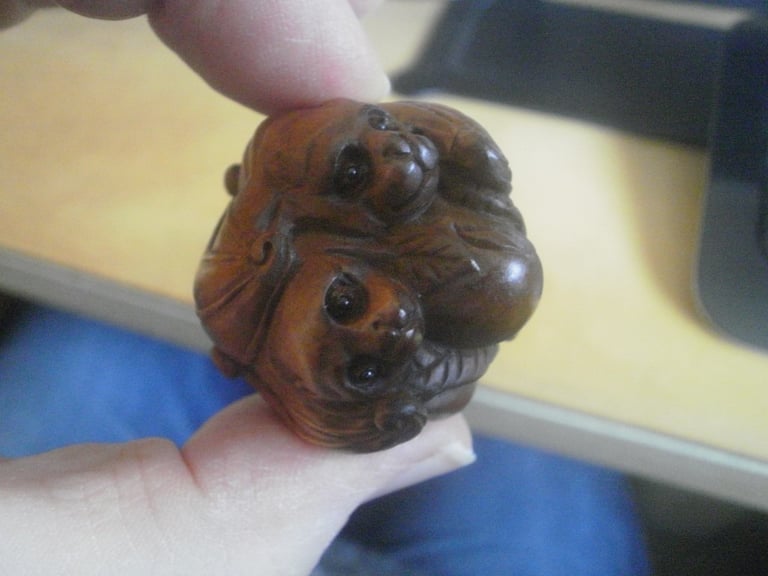 Netsuke gifts hand carved wooden collectable ornament over 270 to choose from