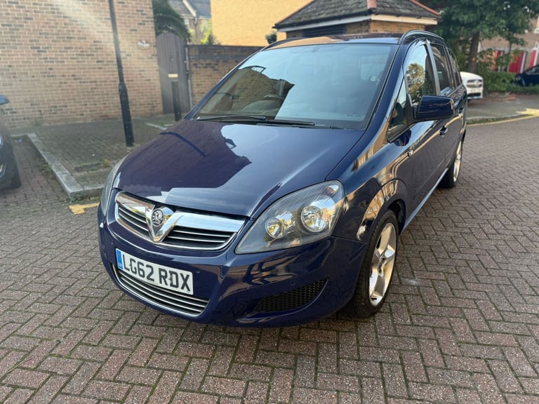 ULEZ FREE, Vauxhall, ZAFIRA, MPV, 2012, Manual, 1598 (cc), 5 doors