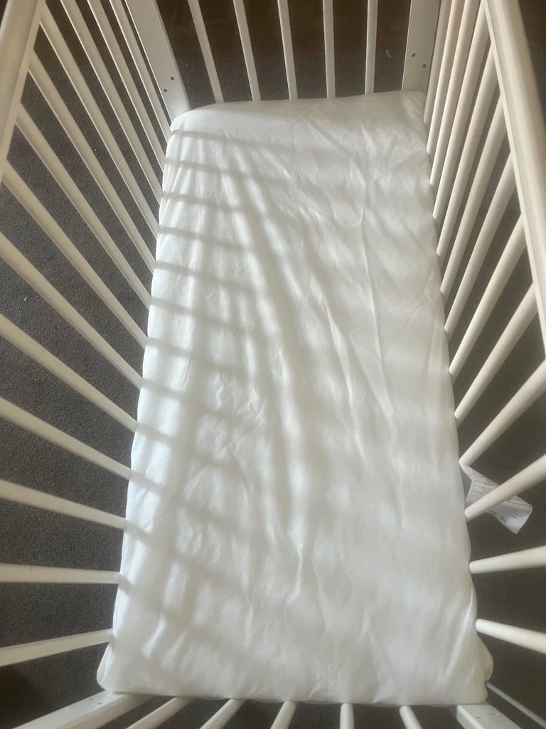Space saver cot with mattress 