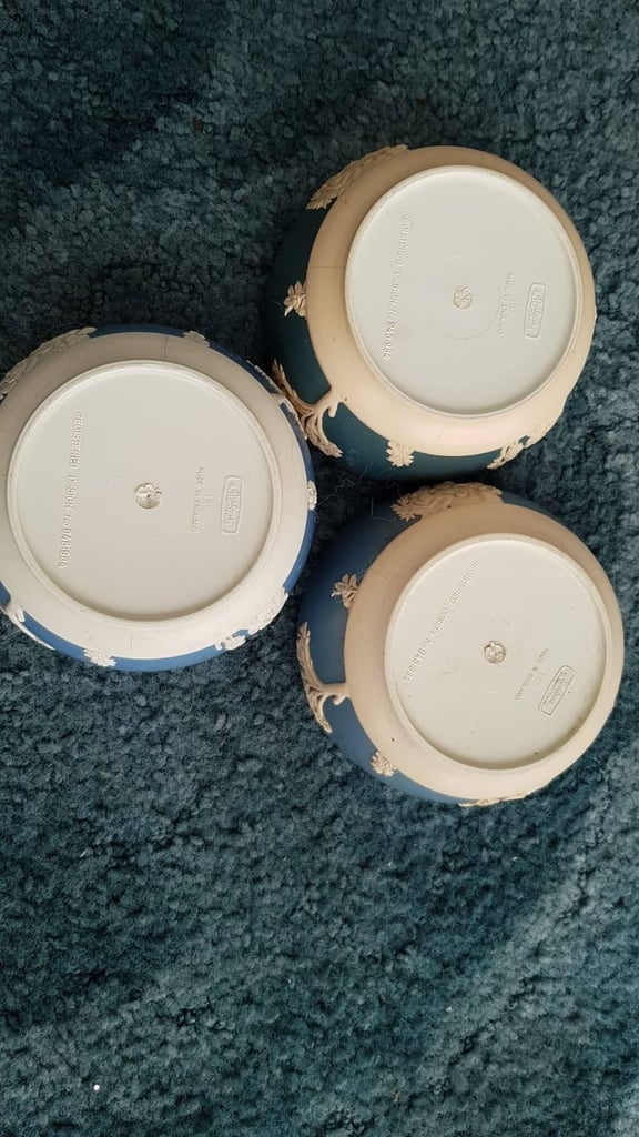 Vintage Dialene 1960s Better Maid Wedgewood Style Planters - Cash On Collection Only - Chatham