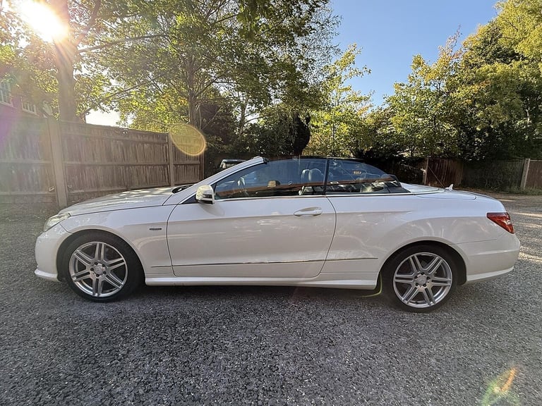 2012 Mercedes-Benz E Class 2.1 E220 CDI BlueEfficiency Sport Cabriolet 2dr Diesel G-Tronic+ Euro ...