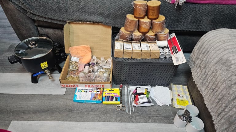 Job lot Bundle of candle making kit / complete candle business setup 