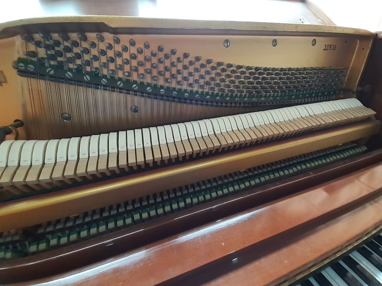 Knight K10 rare Chippendale Upright Piano beautiful *matching stool + free 1st tuning*