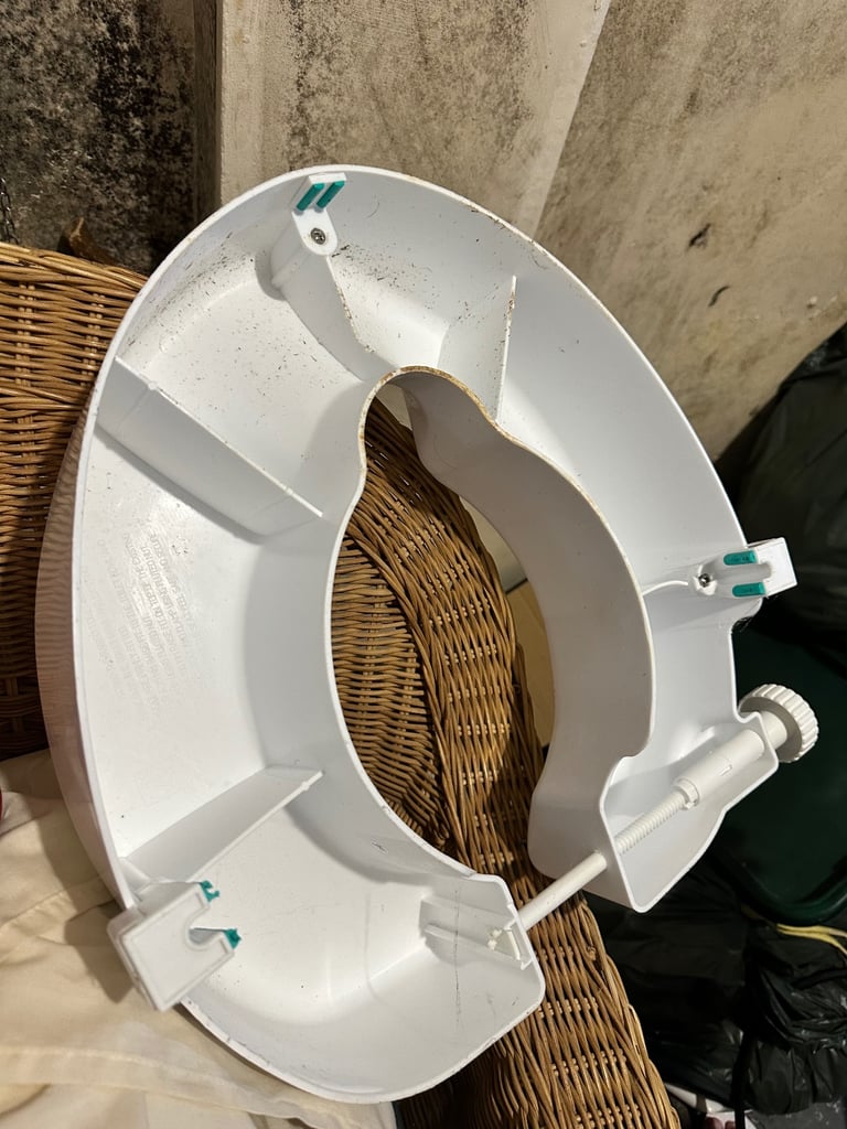 Raised toilet seat