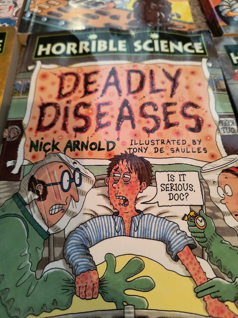 Horrible science, Horrible Geography and Histories , The Knowledge and Murderous Maths