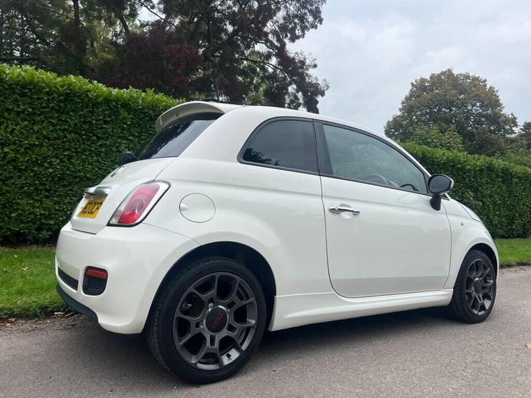 FIAT 500 1.2 S 3 2013 SPORT MODEL PETROL ULEZ 16" ALLOYS LEATHER SPORTS TRIM 