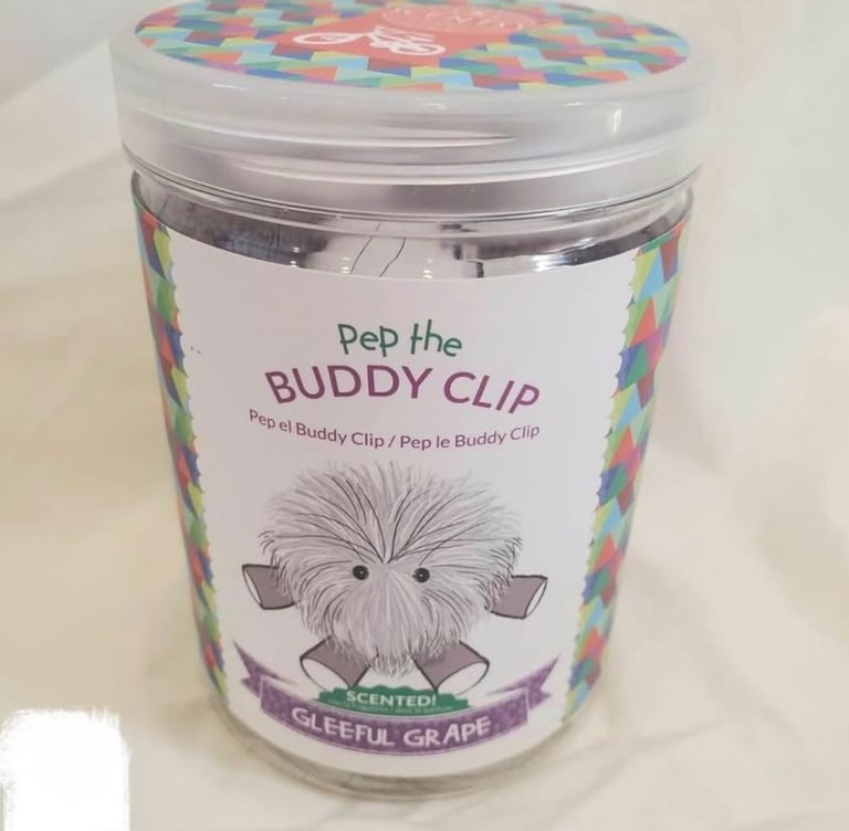BNIB  Scentsy Pep + Gleeful Grape Fragrance Buddy Clip (retired)  RRP £18.25