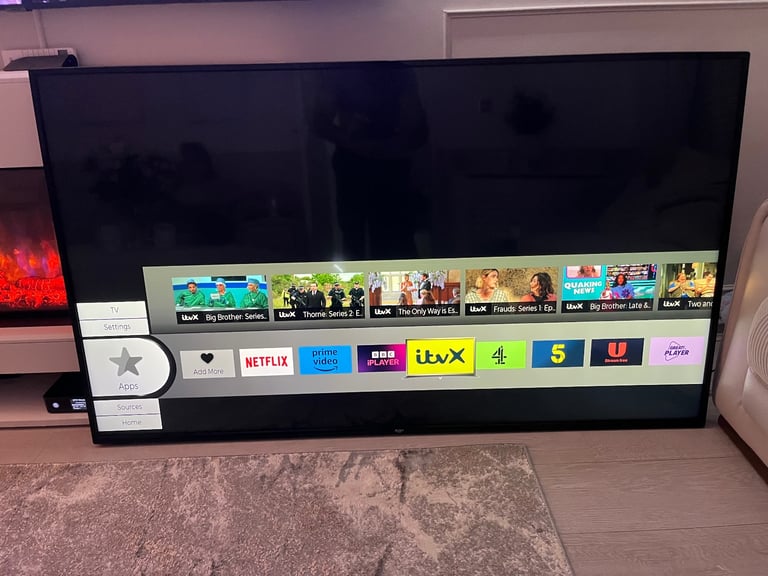 image for Bush 65” 4K Ultra HD HDR Smart LED TV In Great Condition