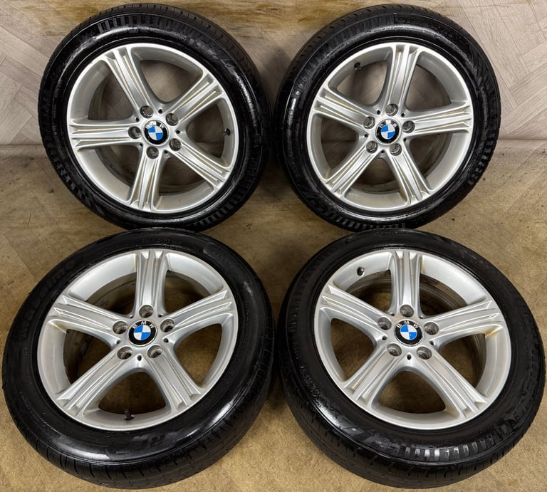 17" GENUINE BMW 3 SERIES SE F30 F31 F32 393 ALLOY WHEELS TYRES ALLOYS