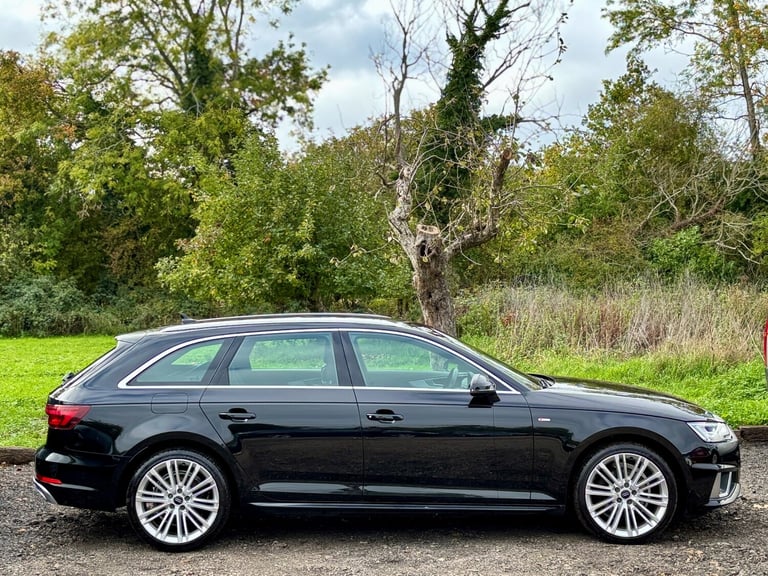 2019 Audi A4 2.0D 35 TDI S Line S Tronic Automatic Black Estate Diesel ULEZ FSH ESTATE Diesel Aut...