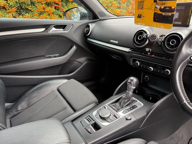 2016 Audi A3 2.0 TDI S line S Tronic quattro Euro 6 (s/s) 3dr (Nav) HATCHBACK Diesel Automatic