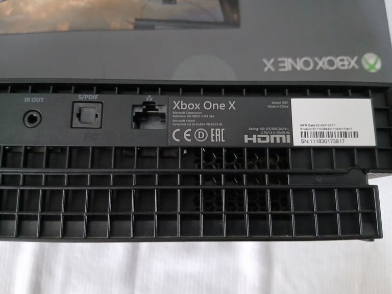 XBox One X Console 1TB , Controller & 5 Games (Inc Box)