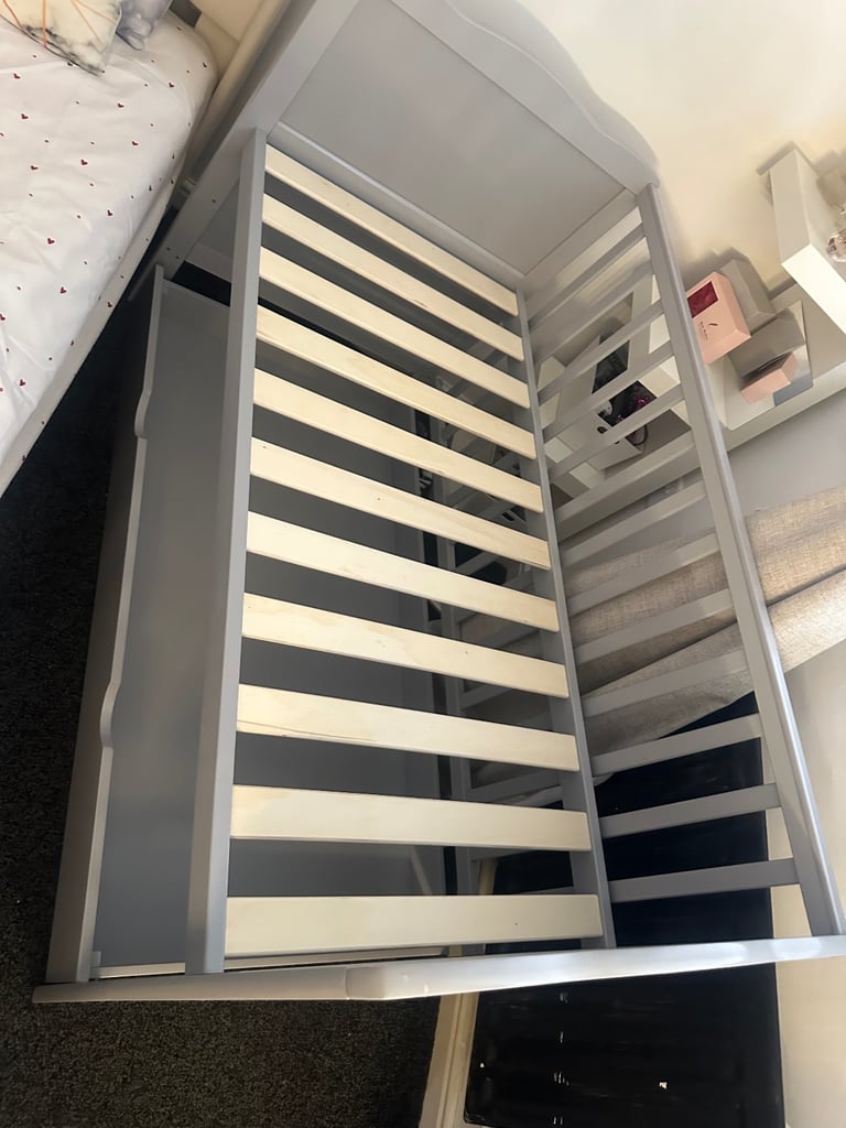 Cot bed and mattress 