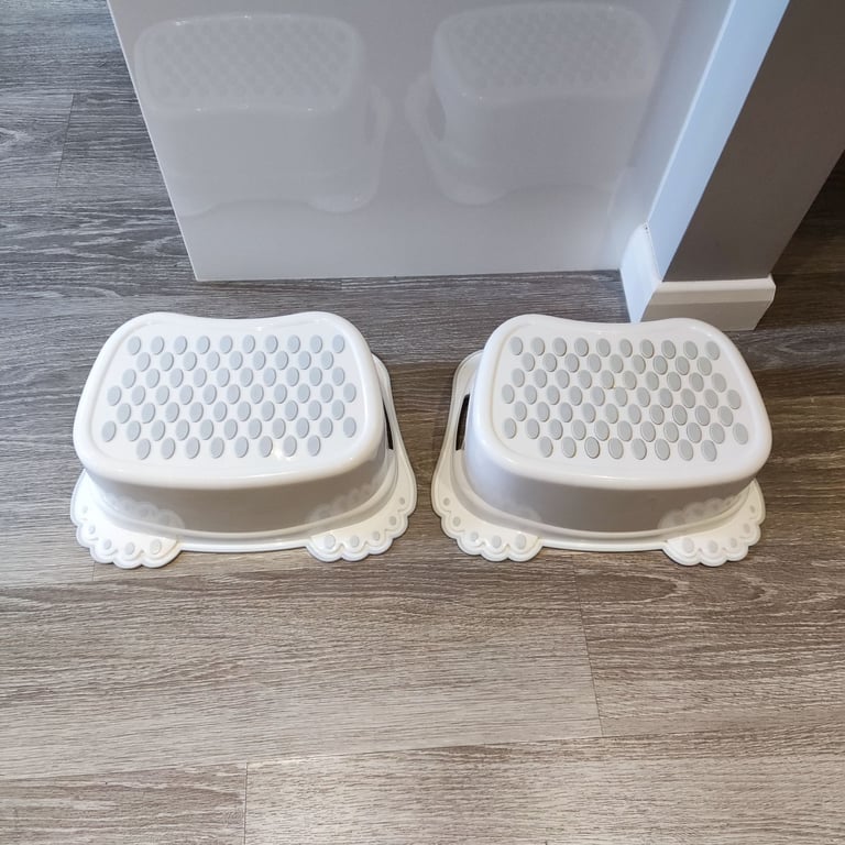 image for 2 X Toddler Baby Step Stool Non Slip Potty Training
