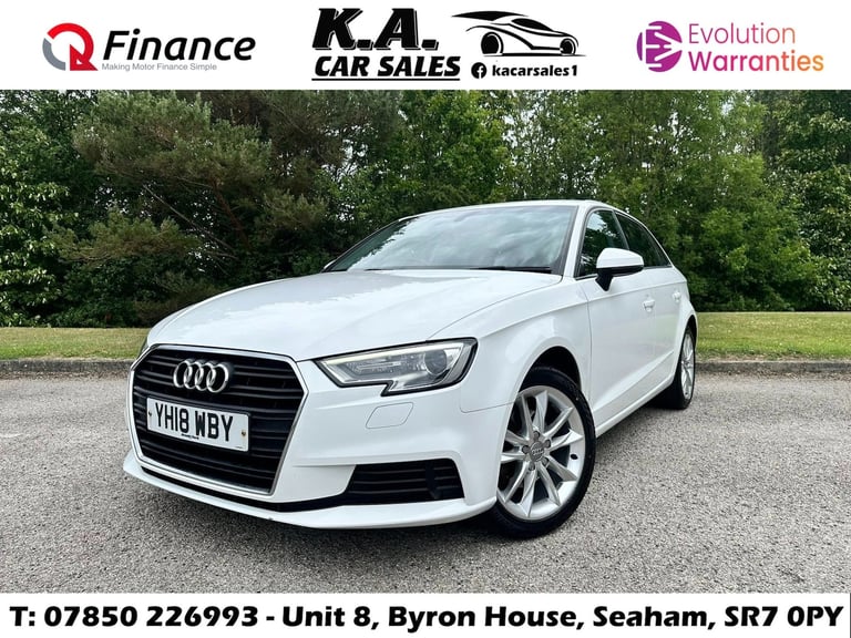 2018 Audi A3 1.5 TFSI SE Technik 5dr HATCHBACK Petrol Manual