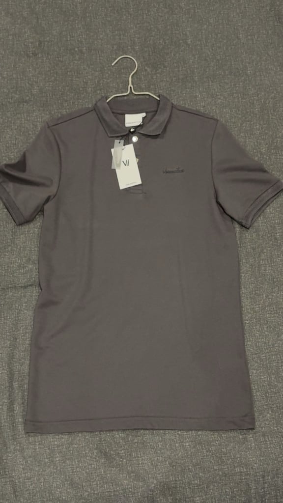 image for Men’s xs  grey Vincencius polo brand new  with tags 