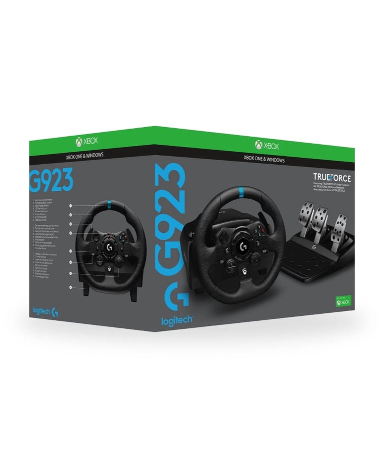 image for LOGITECH G923 Racing Wheel & Pedals