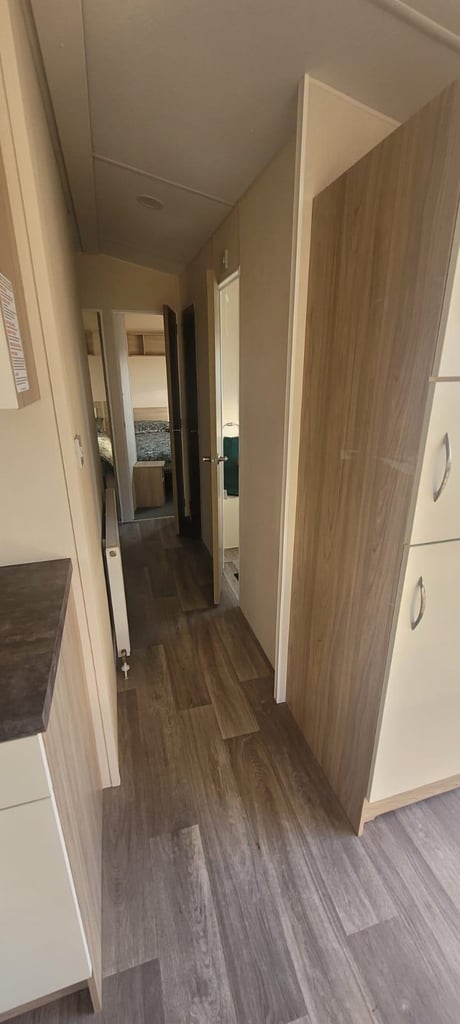 Static caravan sited 