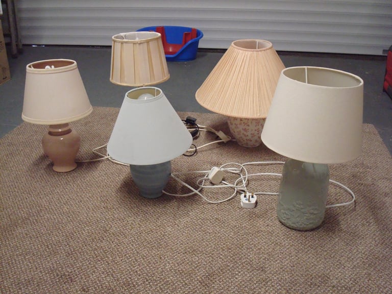 BEDSIDE LIGHTS OR SIDE LIGHTS VARIOUS STYLES