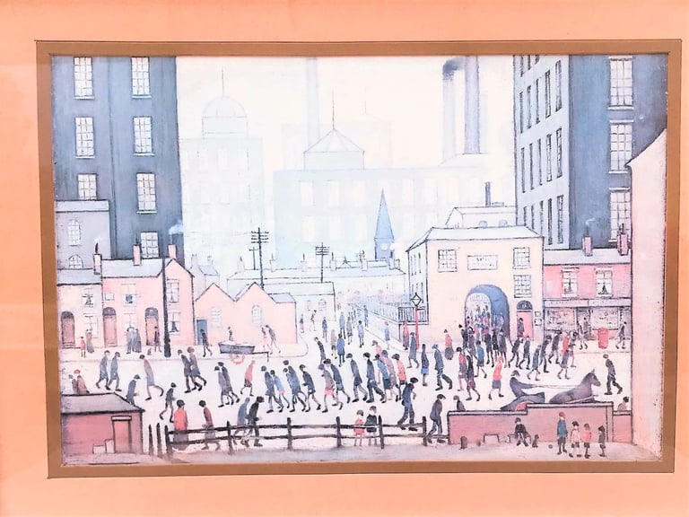 L.S. LOWRY PICTURE Coming From the Mill (1930)